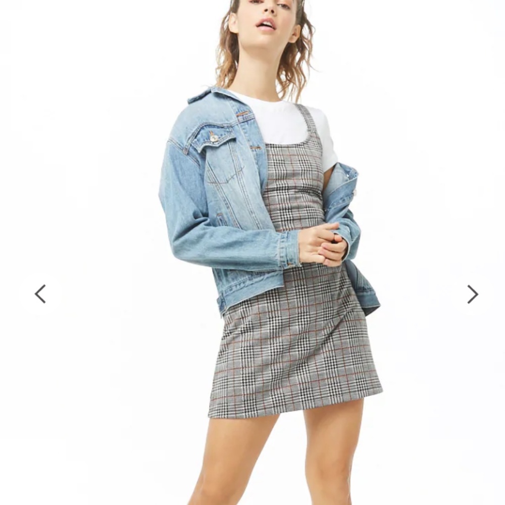 NEVER WORN WITH TAGS Plaid Mini Dress